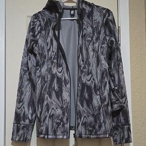 Women's Black and Gray Jacket